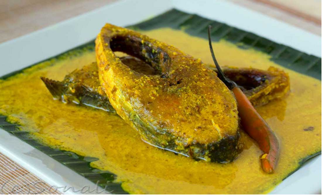 hilsha fish with mustard