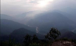 sunset at Ramdhura