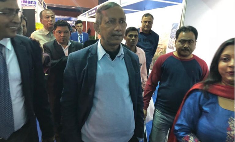 tourism minister gautam dev in tourism fair