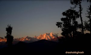 sunset on Chowkhamba, kanakchouri