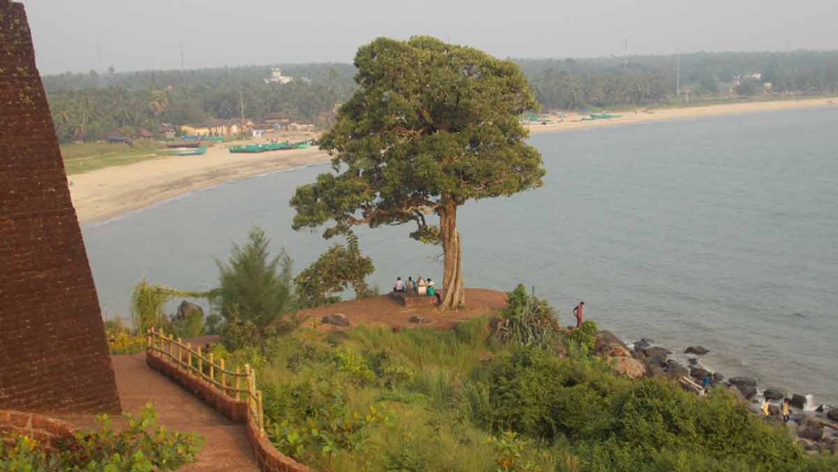 beach from fort
