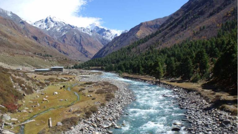 Chhitkul village and Baspa river